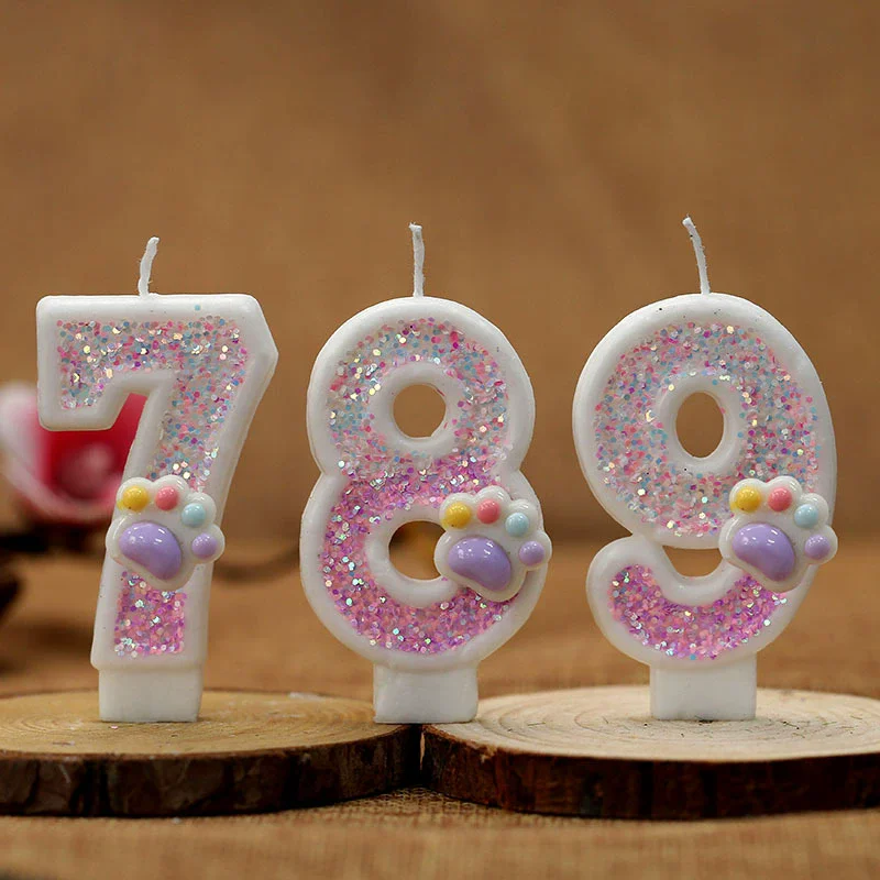 Resin Art Alphabet - Creatieve Leuke Kat Poot Taart Nummer