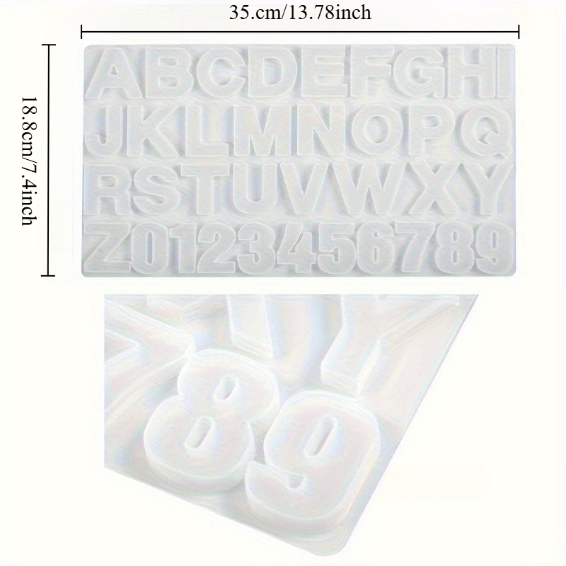 Letter A tot Z hangers silicon - Resin Art Alphabet recensie en prijs