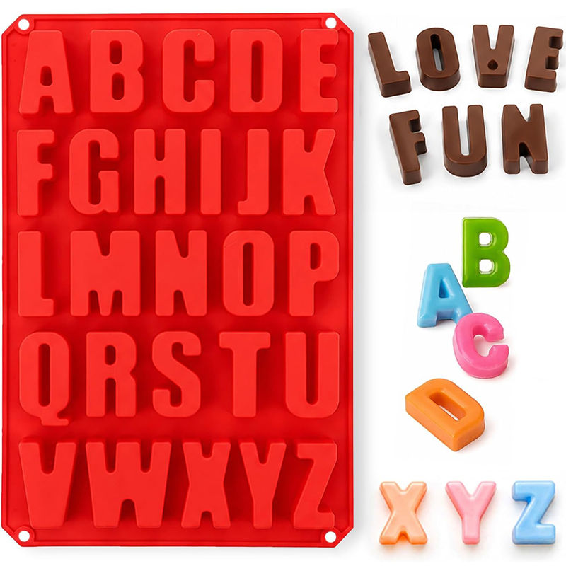 Siliconen kaarsvorm met alfabe - Resin Art Alphabet recensie en prijs